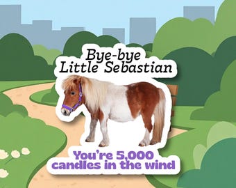 Parks & Rec | Bye-bye little sabastien | Andy Dwyer | Ratmouse | TV Comedy Show Quote Sticker