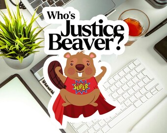 The Office | Dwight Shrute Quote | Whos Justice Beaver | TV Comedy Sticker