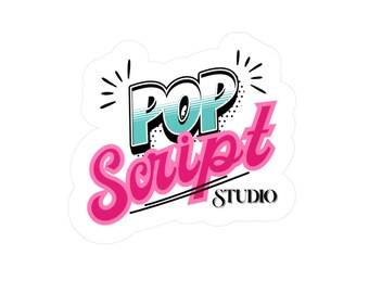 Pop Script Studio | Exclusive Shop Logo Sticker
