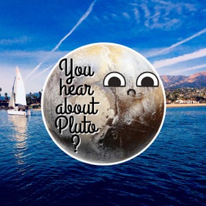 Psych | Gus Burton Guster Quote | You hear about Pluto | TV comedy sticker