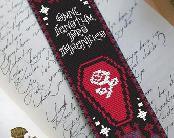 Dracula Quote Bookmark Cross Stitch Pattern PDF