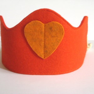SALE - Woolfelt Birthday Crown, Waldorf-style Crown Dress up Crown