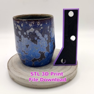 3D Printable Pottery Rib all 6 Sizes! Angled Edge Shaping Tool (STL Files)