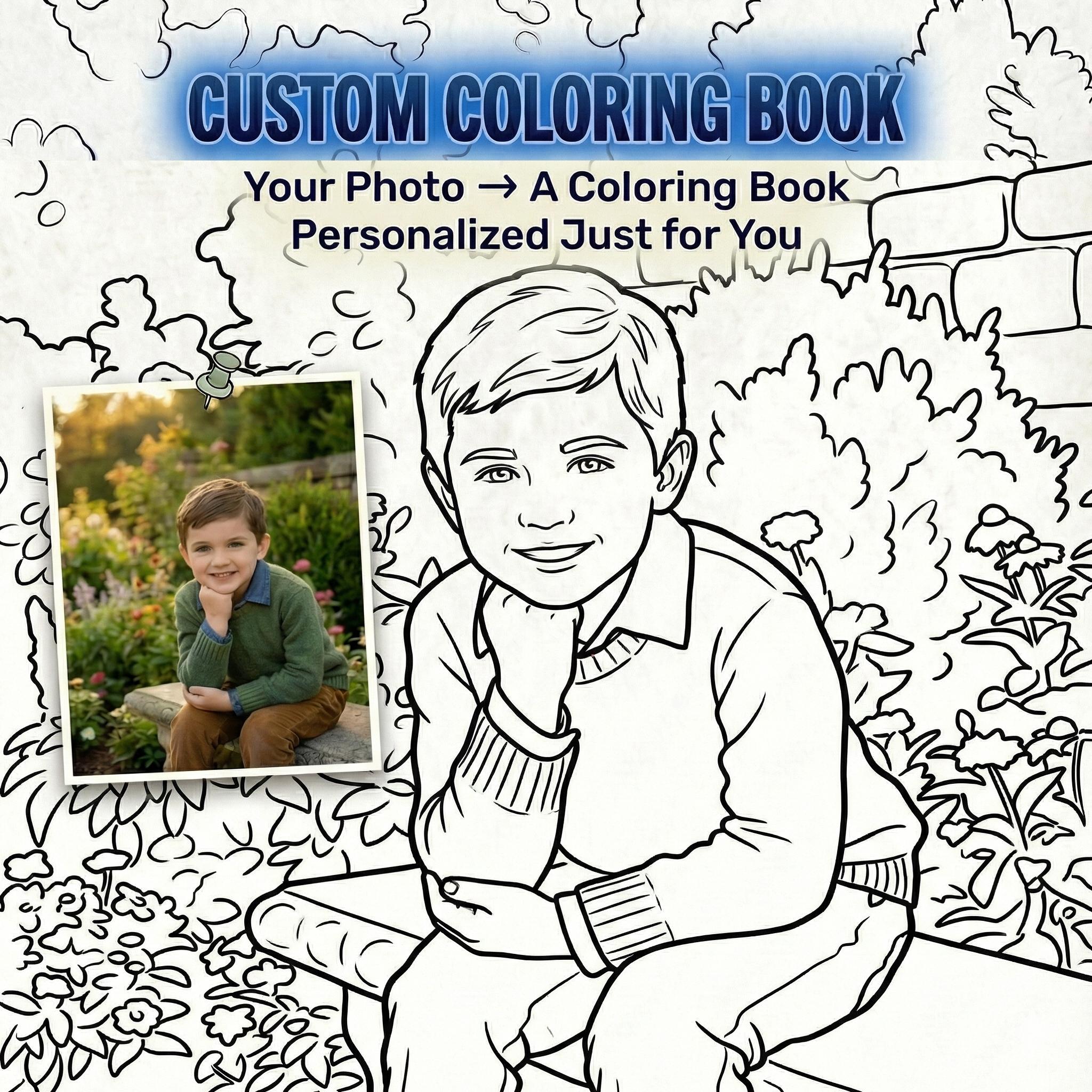 Custom Coloring Book | Personalized Coloring Book From Photos ...
