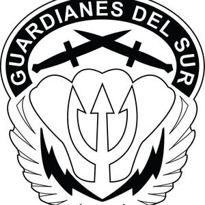 Escudo de la Unidad Sur del Comando de Operaciones Especiales del Ejército de EE. UU. (DUI)