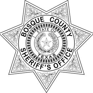Bosque County Sheriffs office badge Texas svg file