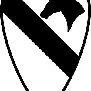 1st Cavalry Division SSI patch vector file