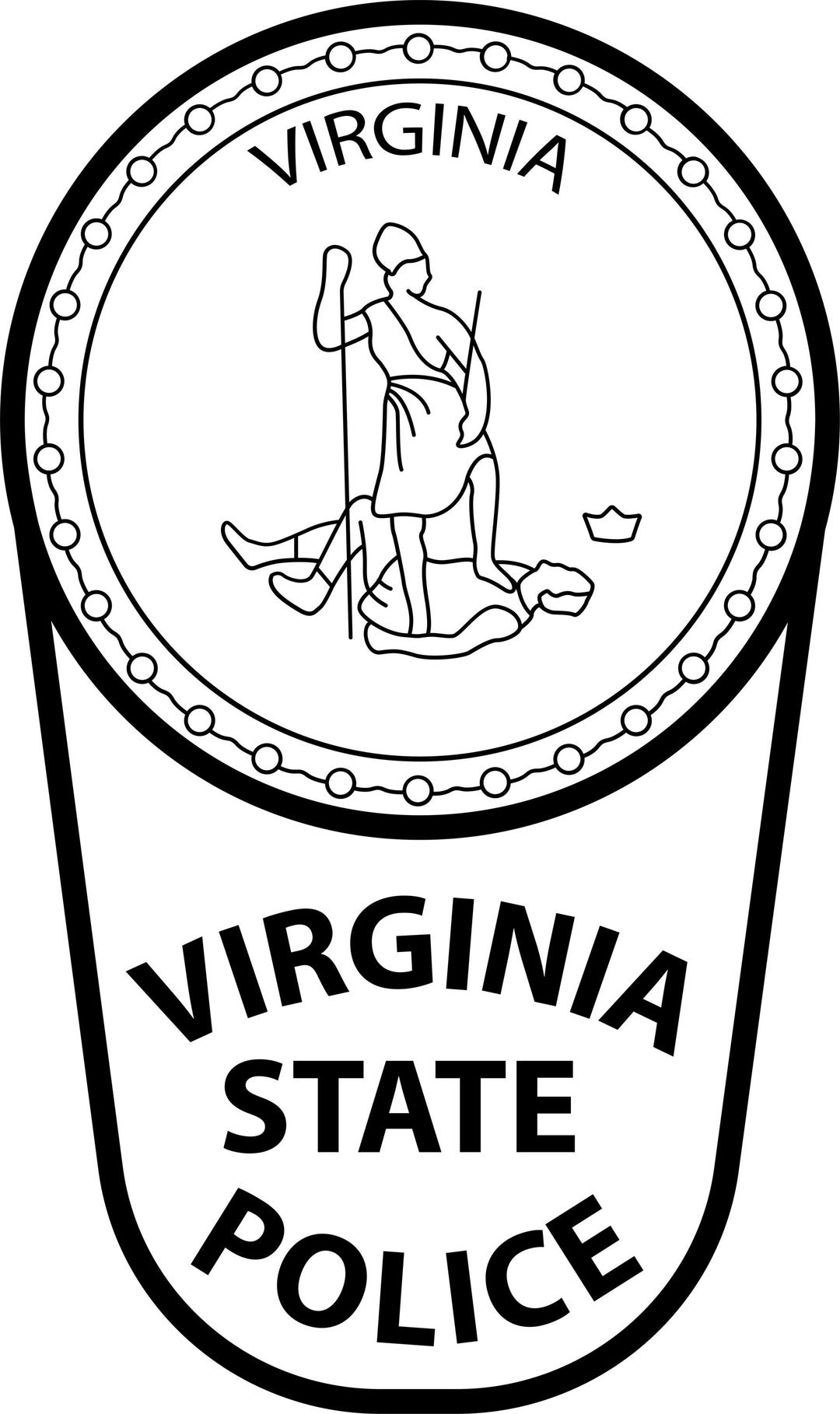 Vsp Patch Virginia State Police Patch Svg File - Etsy