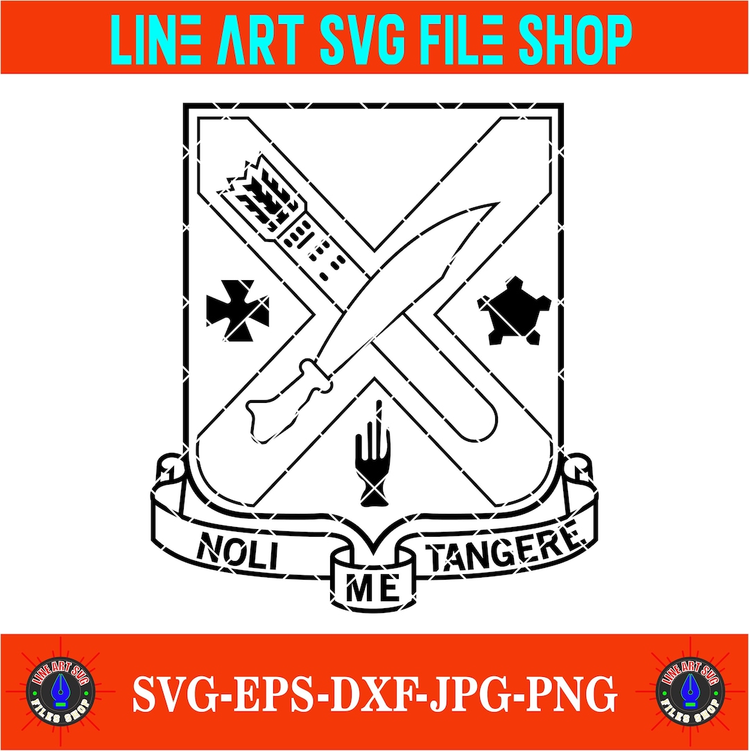 US Army 2nd Infantry Regiment Unit Crest Vector Files - Etsy