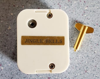 NOS - Sankyo Mini Wind Up Music Boxes - Jingle Bells
