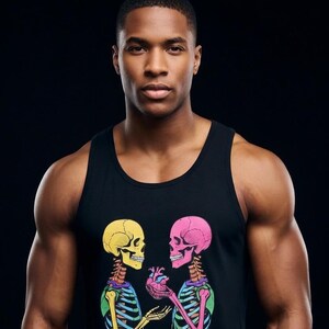 Heart Exchange skeleton hearts tank | No Labels Bare Bones collection
