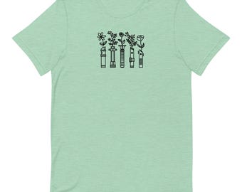 Lichtschwert Blumen T-Shirt