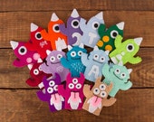 Monster Felt Finger Puppet