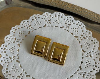 Minimalist Square Earrings | Statement Earrings