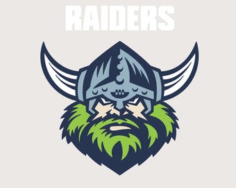 Rugby League SVGs: NRL Canberra RAIDERS, Detailed, National Rugby League, Premiership Team, PNG Cricut File