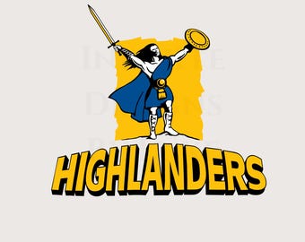 Highlanders Rugby Team SVG, New Zealand Super Rugby, Dunedin Sports Team, NZ Clipart, PNG Printable, Cricut Digital File, Lasercut File