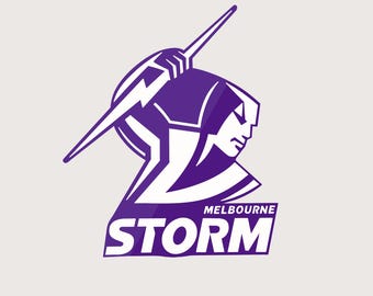 Rugby League SVGs: NRL Melbourne Storm, Detailed, National Rugby League, Premiership Team, PNG Cricut File