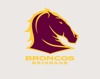 Rugby League SVGs: NRL Brisbane Broncos, Maroons, Detailed, National Rugby League, Premiership Team, PNG Cricut File