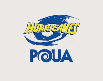 Hurricanes Poua Rugby Team SVG, New Zealand Super Rugby, Womens Sports Team, NZ Clipart, PNG Printable, Cricut Digital File, Lasercut File