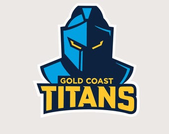 Rugby League SVGs: NRL Gold Coast TITANS, Detailed, National Rugby League, Premiership Team, PNG Cricut File