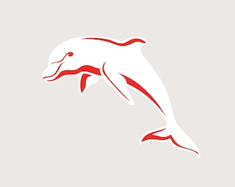 Rugby League SVGs: NRL DOLPHINS, Detailed, National Rugby League, Premiership Team, PNG Cricut File