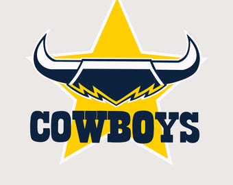 Rugby League SVGs: NRL COWBOYS, Detailed, National Rugby League, Premiership Team, PNG Cricut File