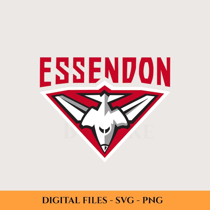 Essendon Drawing Essendon AFL Logo SVG, the Bombers, the Dons, Melbourne Football Club ...