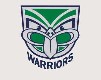 Rugby League SVGs: NRL New Zealand Warriors, Up The WAHS, Detailed, National Rugby League, Premiership Team, PNG Cricut File