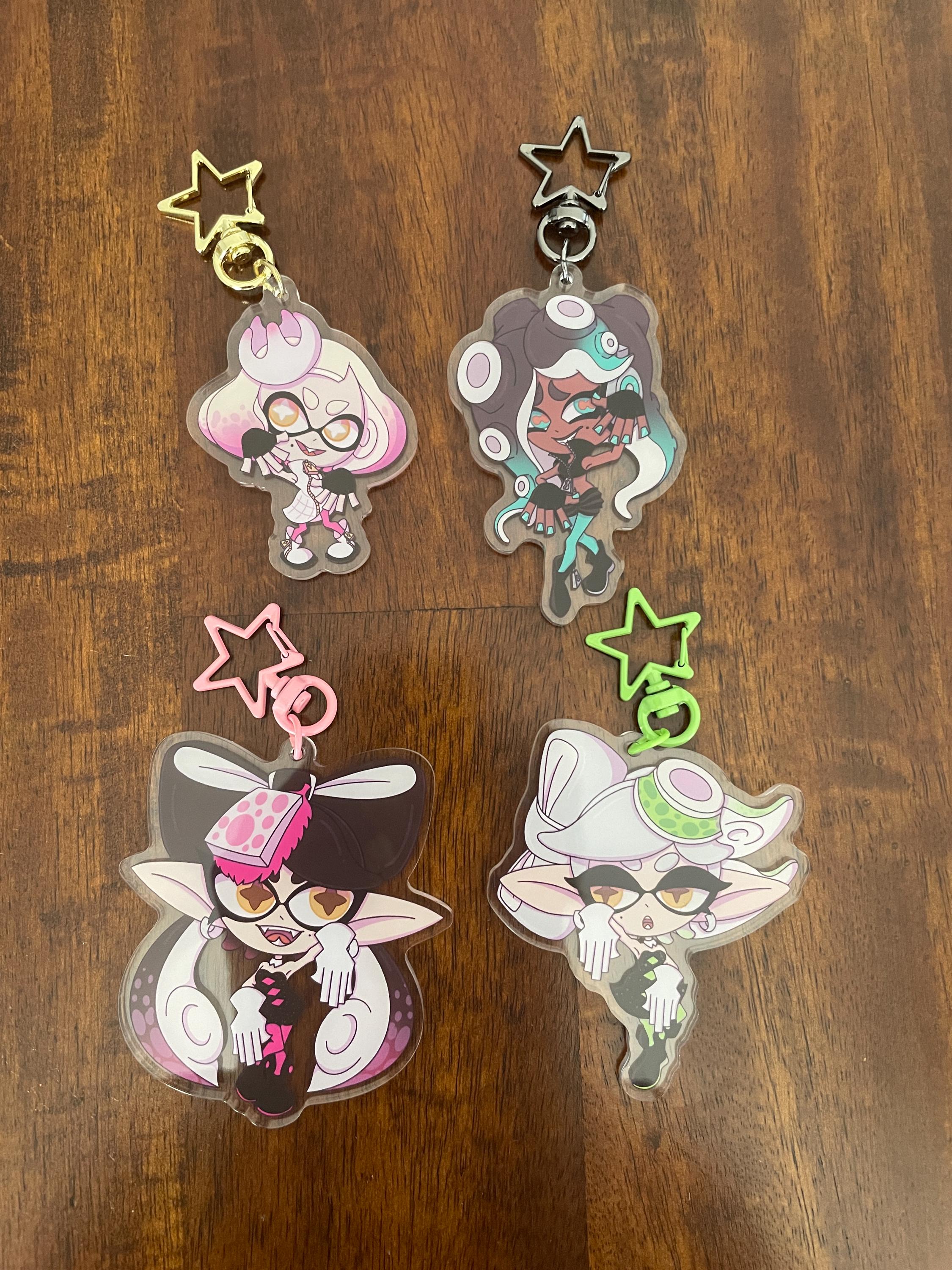 Splatoon 2 Keychains Splatoon Idol Single Sided Acrylic Keychains | US ONLY - Etsy