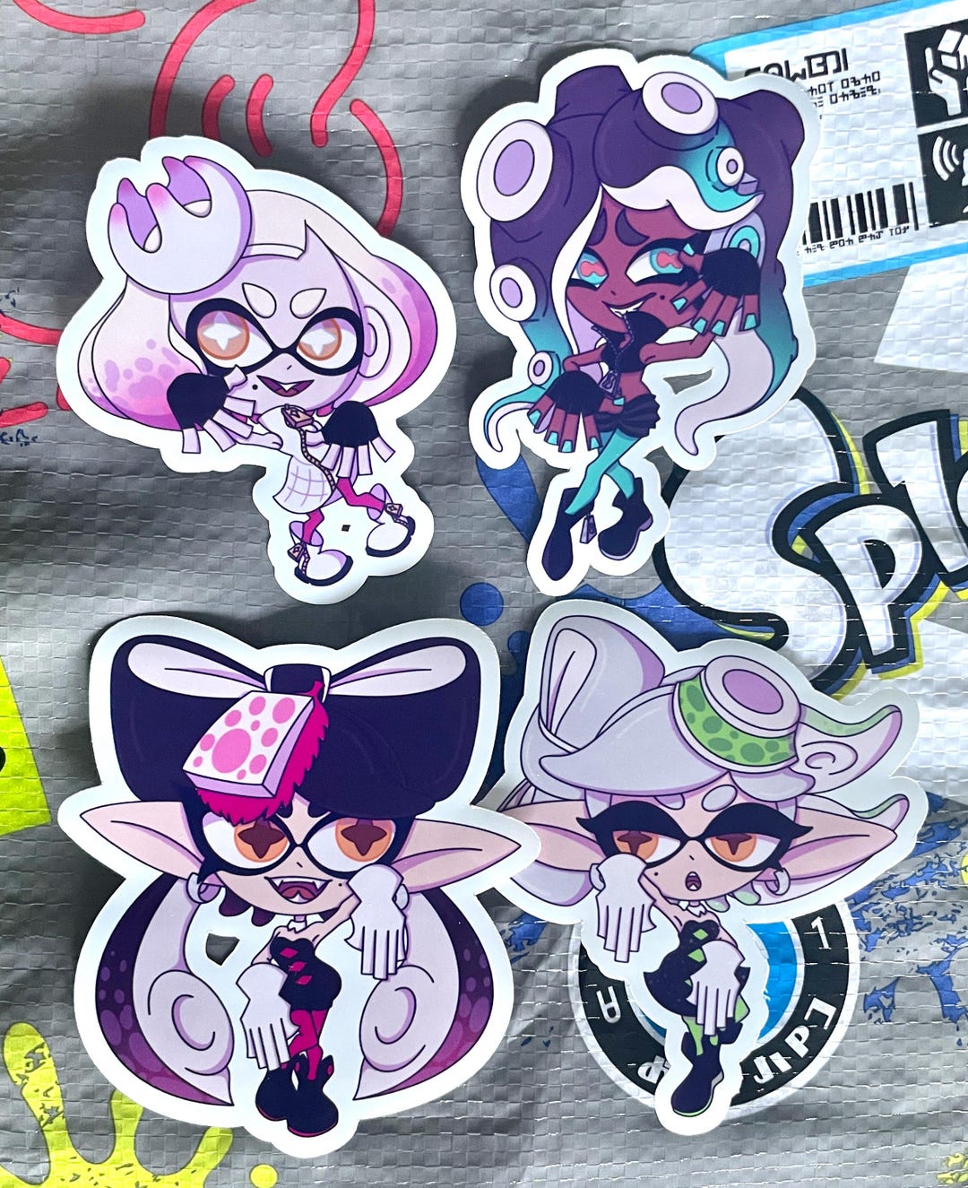 Splatoon Sticker Pack Splatoon Idols Stickers - Etsy