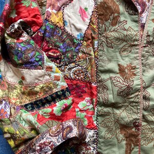 Patchwork quilt jacket image 8