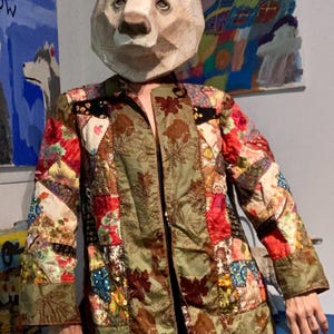 Patchwork quilt jacket image 2