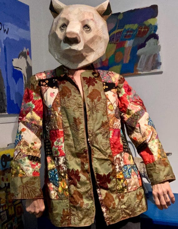 Patchwork quilt jacket - image 2