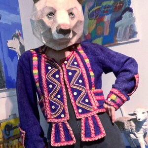 Jacke mit Ethno-Muster