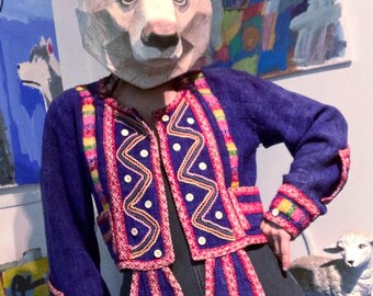 Jacke mit Ethno-Muster