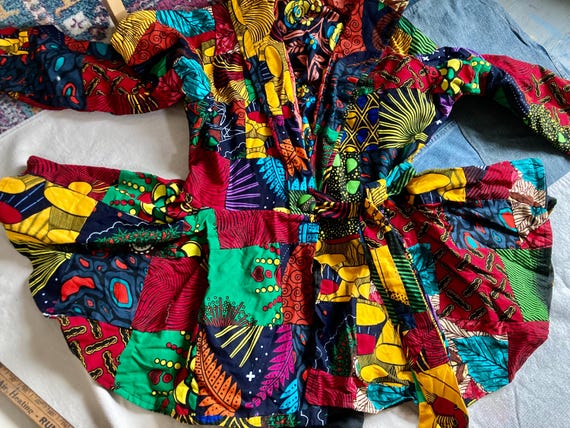 African patchwork festival jacket - image 10