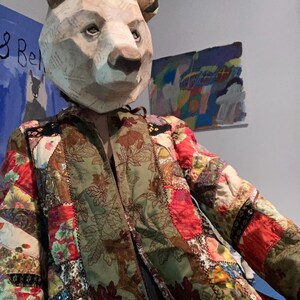 Patchwork quilt jacket image 4