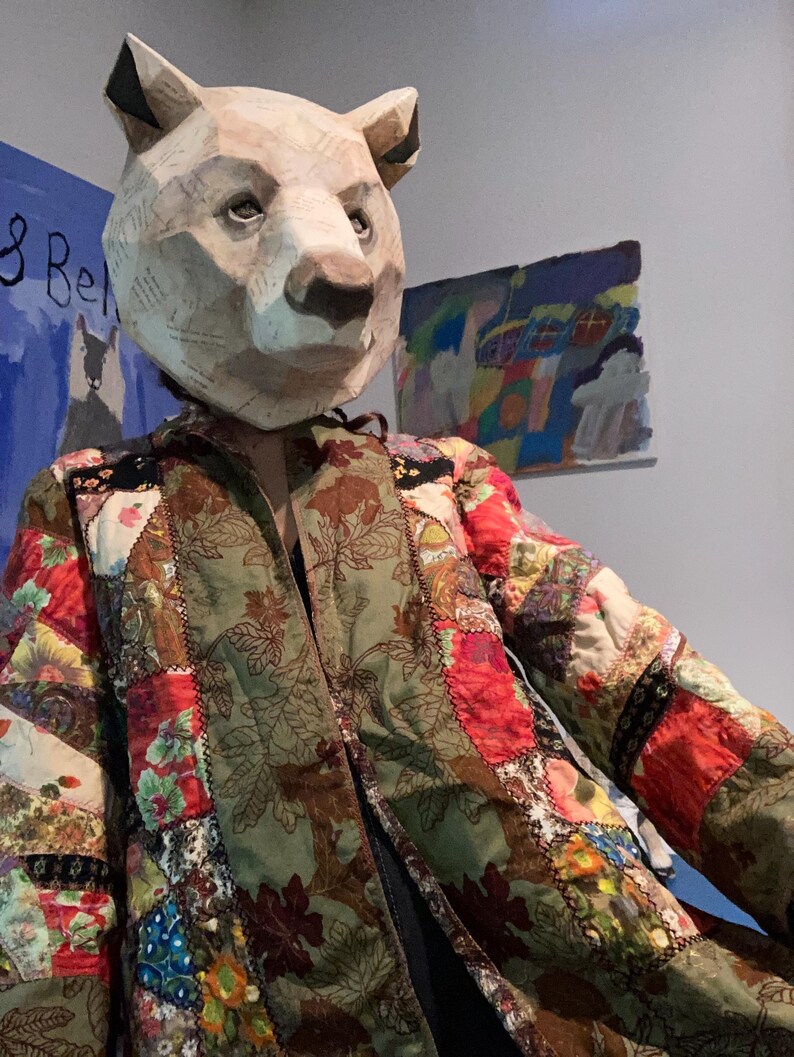 Patchwork quilt jacket image 4