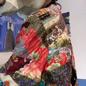 Patchwork quilt jacket image 7