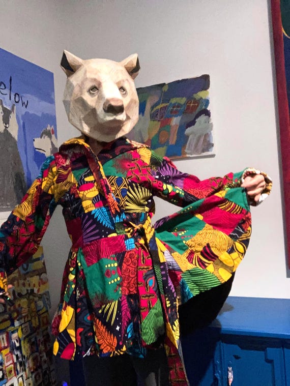 African patchwork festival jacket - image 1