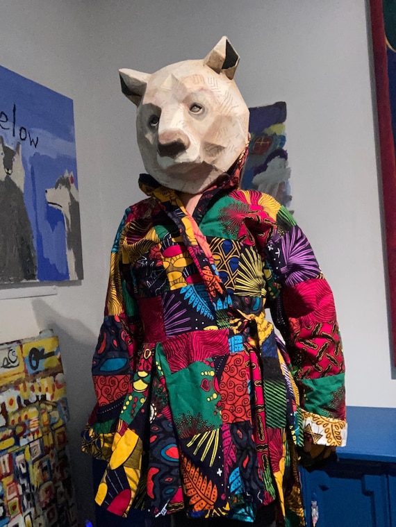 African patchwork festival jacket - image 5