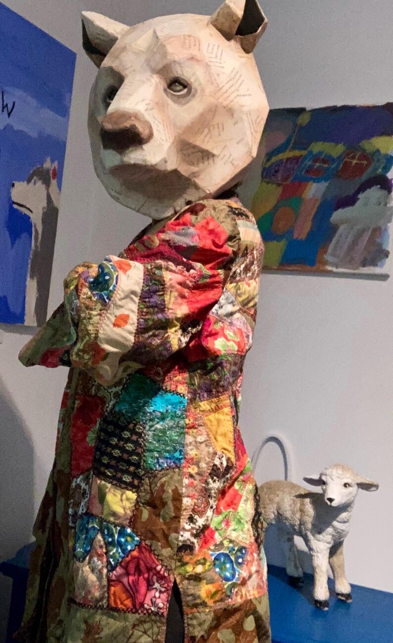 Patchwork quilt jacket image 3