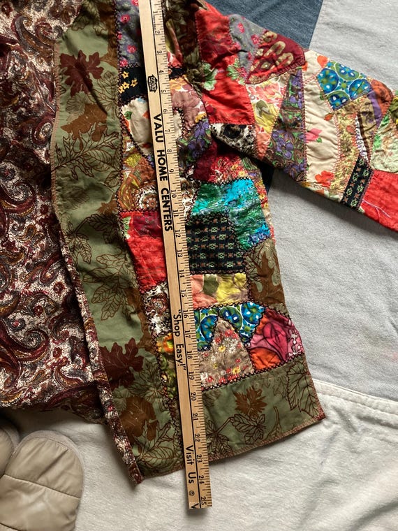 Patchwork quilt jacket - image 11