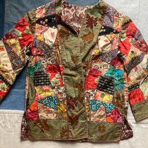 Patchwork quilt jacket image 1