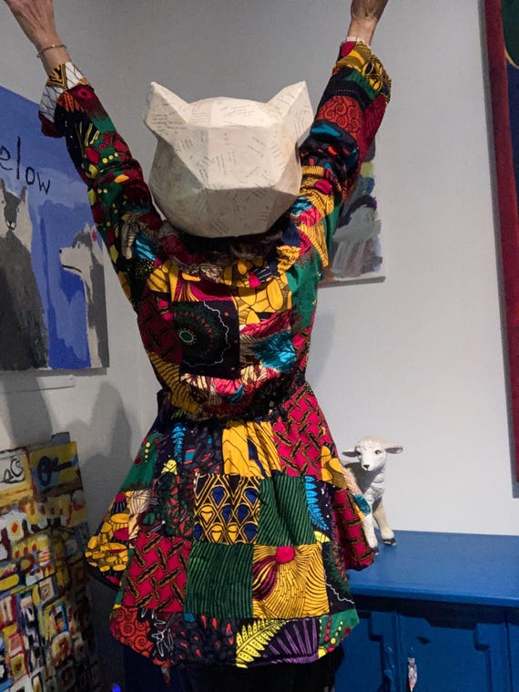 African patchwork festival jacket - image 4