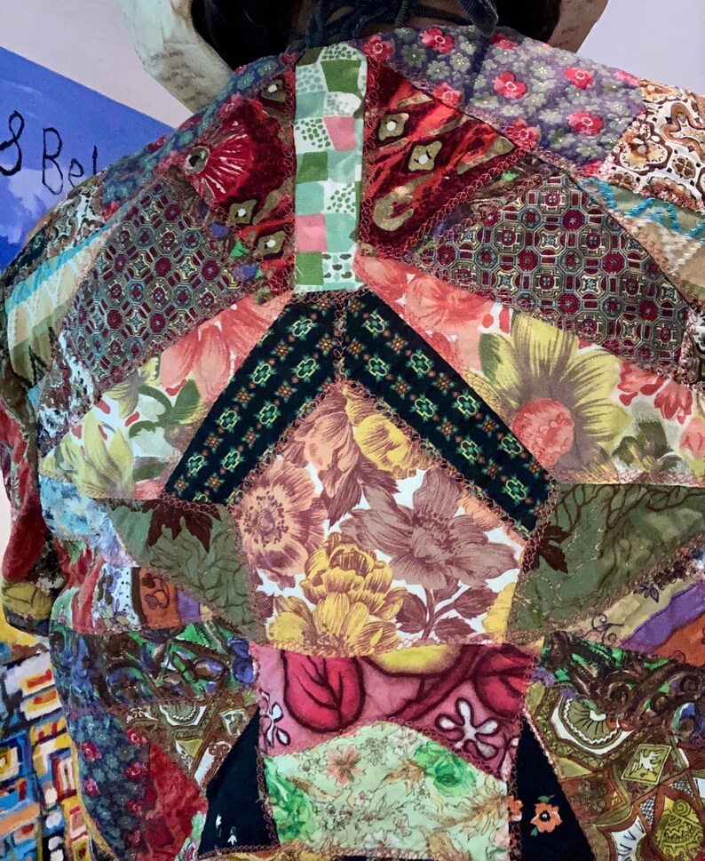 Patchwork quilt jacket image 5