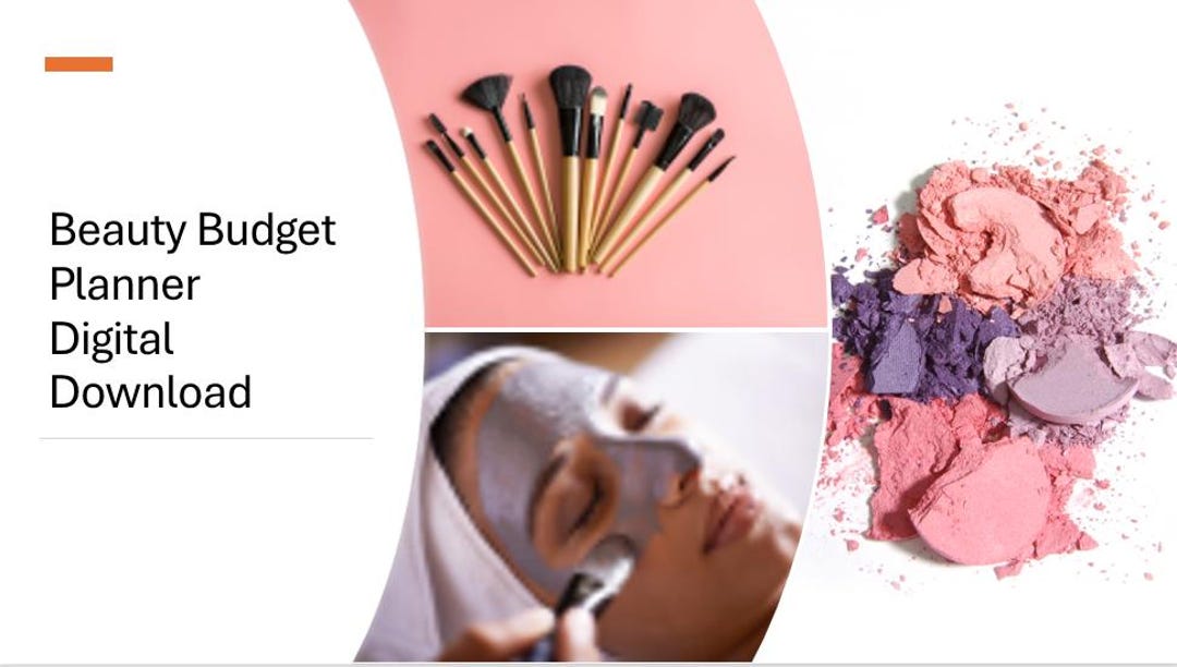 Beauty Budget Planner | Self Care Expense Tracker | Glow up on a Budget ...