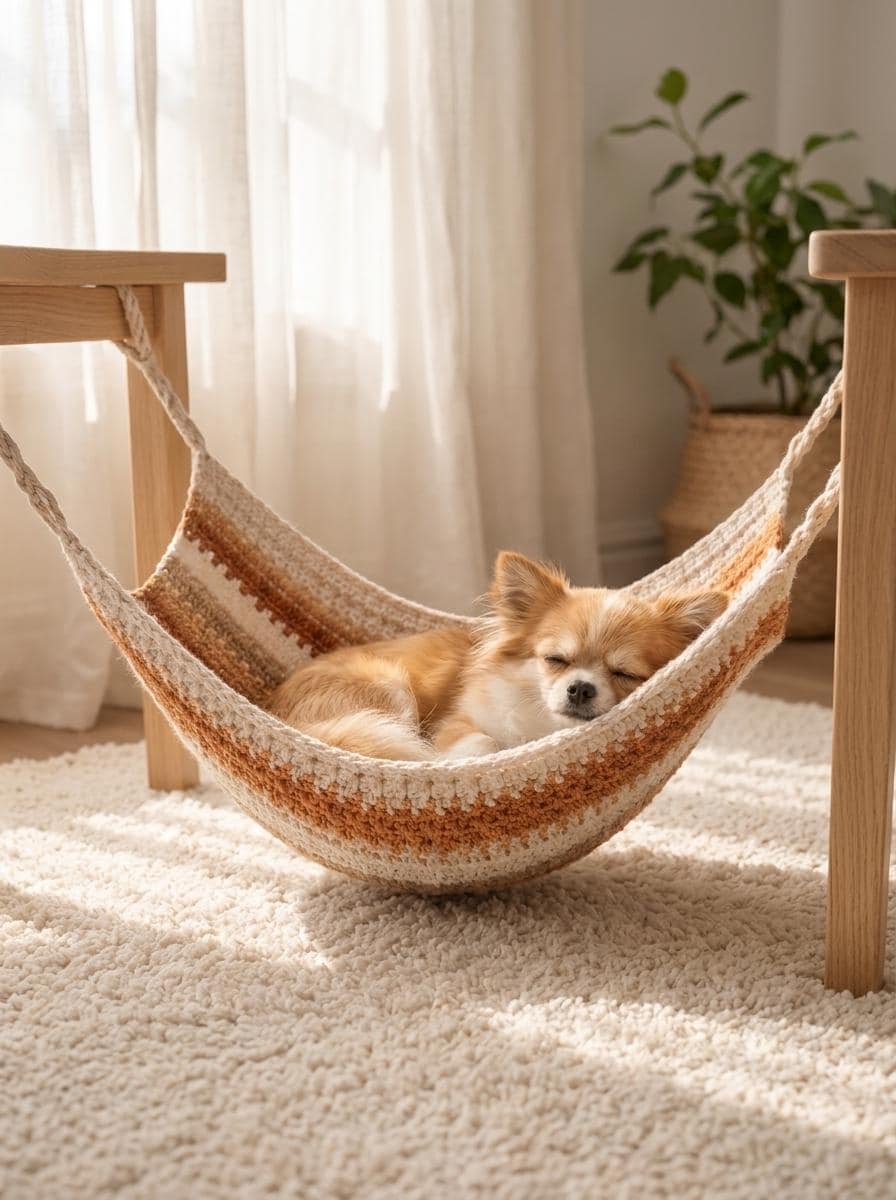 30 Crochet Hammock Patterns for Home, Pets, and Playful Storage 34 Crochet Pet Hammock Pattern PDF, Easy Cat Hammock