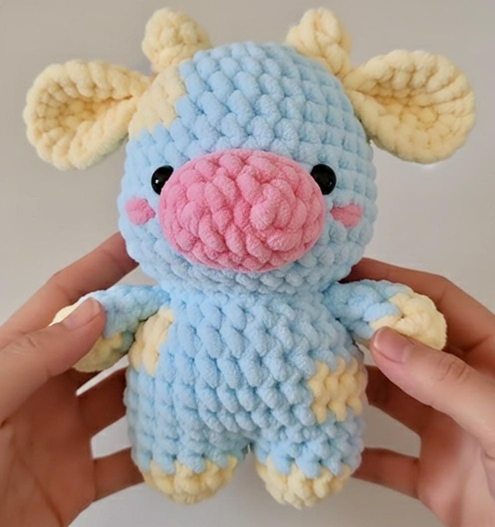 30 Adorable Cow Plush Crochet Patterns for Farmhouse Decor, Gifts, and Cozy Displays 30 Milk Cow Plush Crochet Pattern