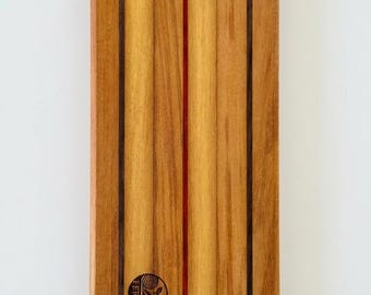 Handmade Hardwood Cutting Board – Mixed Wood Kitchen Board, Food Safe